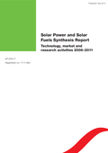 Solar Power and Solar Fuels Synthesis Report